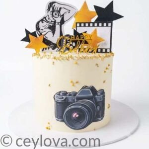 Camera Lover's Birthday Cake