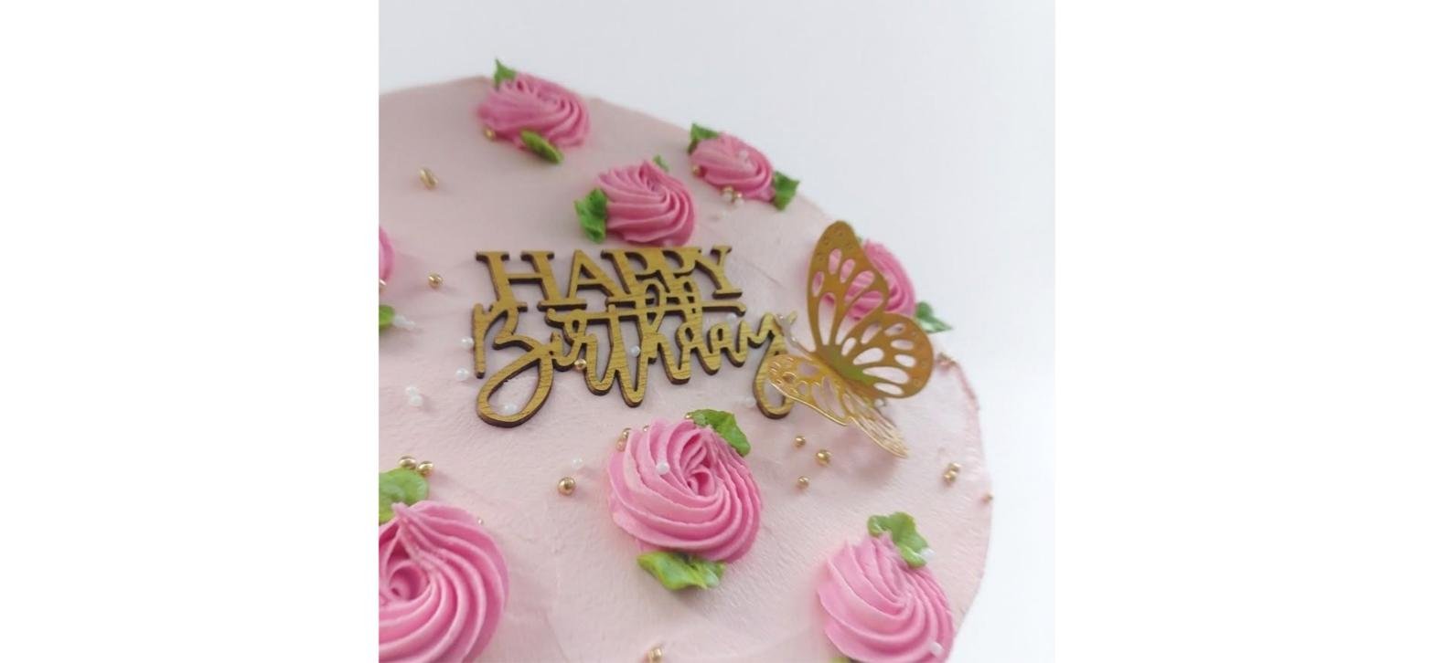Pink Cake Closeup - Ceylova