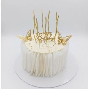 White Ruffle Cake - Ceylova